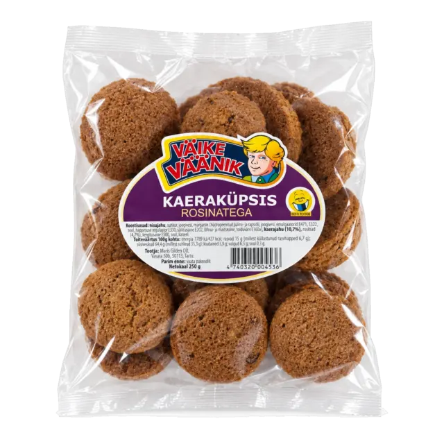 Kaeraküpsis rosinatega