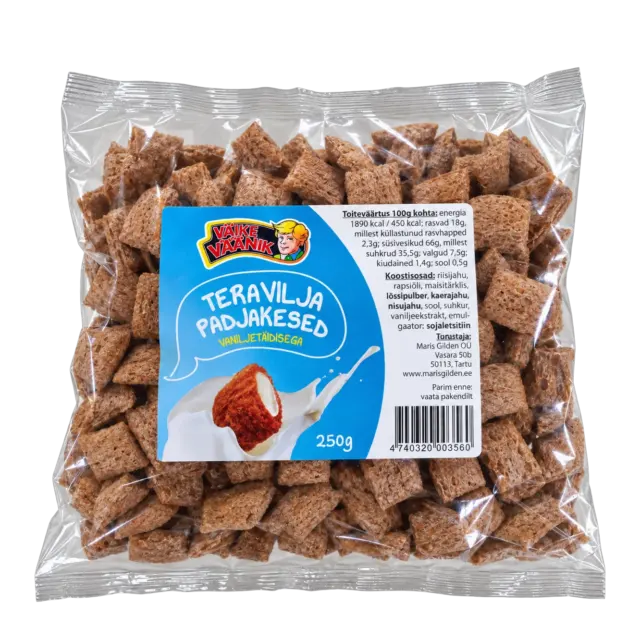 Teraviljapadjakesed täidisega